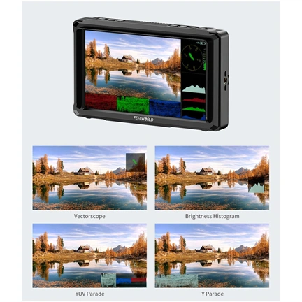Feelworld FW568 PRO 6" HDMI monitor with 1200nits brightness