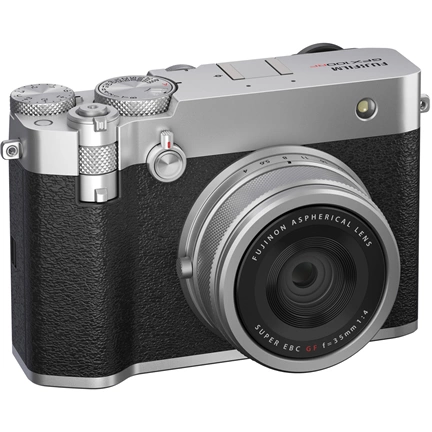 Fujifilm GFX100RF középformátumú fényképezőgép ezüst