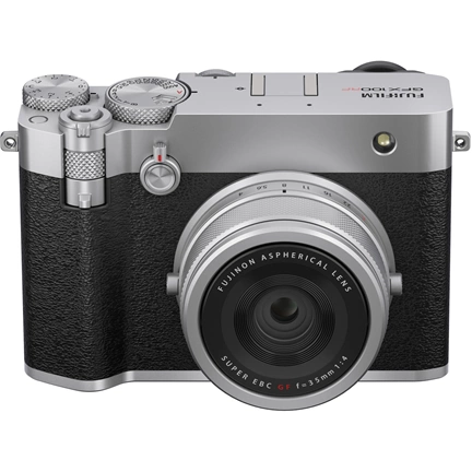 Fujifilm GFX100RF középformátumú fényképezőgép ezüst