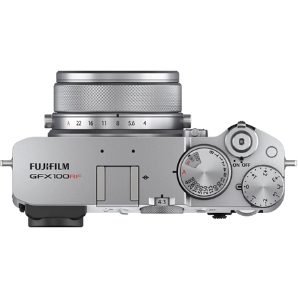 Fujifilm GFX100RF középformátumú fényképezőgép ezüst