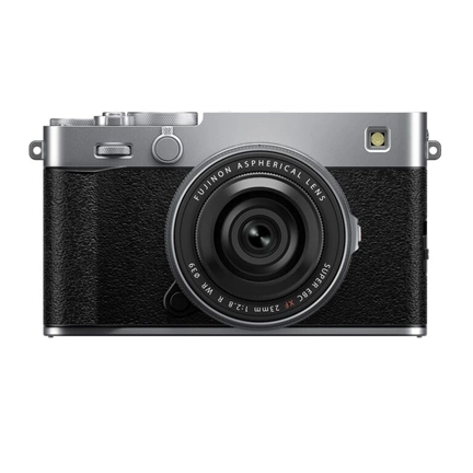 Fujifilm X-E5 + XF 23mm f/2.8 R WR MILC fényképezőgép KIT (ezüst)