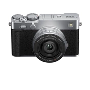 Fujifilm X-E5 + XF 23mm f/2.8 R WR MILC fényképezőgép KIT (ezüst)