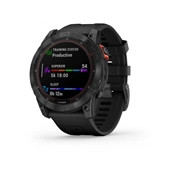 GARMIN Fenix 7X Solar - Slate grey with black band