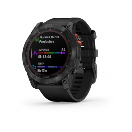 GARMIN Fenix 7X Solar - Slate grey with black band
