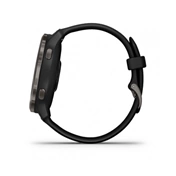 GARMIN Venu 2 Slate stainless steel bezel with black case and silicone band