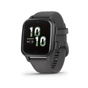 GARMIN Venu Sq 2 - Slate Aluminium Bezel with Shadow Grey Case and Silicone Band GARMIN Venu Sq 2 - Slate Aluminium Bezel with Shadow Grey Case and Silicone Band
