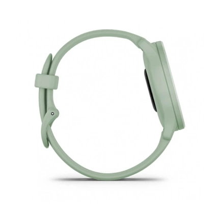 GARMIN Vivomove Sport - Cool Mint Case and Silicone Band with Silver Accents