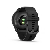GARMIN Vívomove Trend - Slate Stainless Steel Bezel with Black Case and Silicone Band