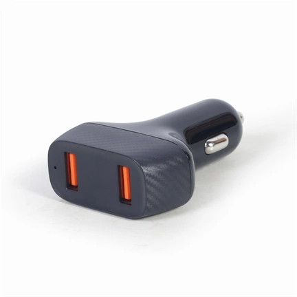 GEMBIRD 2-port USB car fast charger, QC3.0, 36 W, black