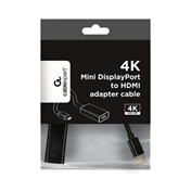 GEMBIRD 4K Mini DisplayPort to HDMI black