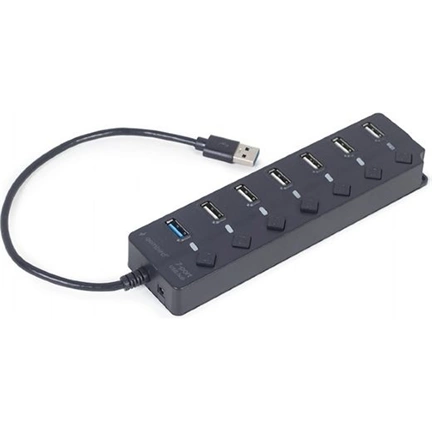 Gembird 7 portos USB hub (1x USB 3.1 + 6x USB 2.0)