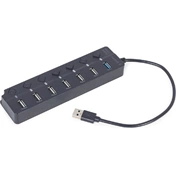 Gembird 7 portos USB hub (1x USB 3.1 + 6x USB 2.0)