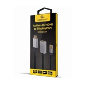 GEMBIRD Active 4K HDMI male to DisplayPort female black
