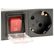 GEMBIRD Energenie Power distribution unit (PDU), 8 Schuko sockets, 1U, 10A, C14 plug 3 m cable