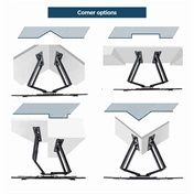 GEMBIRD Full-motion TV wall mount, 32" - 75"