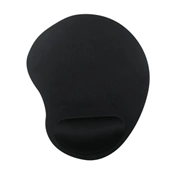GEMBIRD Mouse pad with soft wrist support, black
