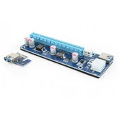 GEMBIRD PCI-Express riser add-on card, PCI-ex 6-pin power connector