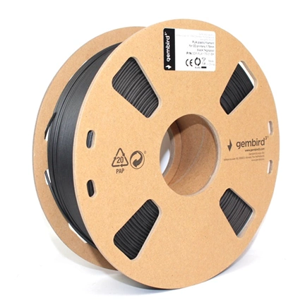 GEMBIRD PLA filament 1.75 mm, 1 kg, Black