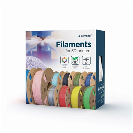GEMBIRD PLA filament 1.75 mm, 1 kg, White