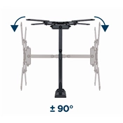 GEMBIRD Premium full-motion TV wall mount, 32"-55", 32 kg