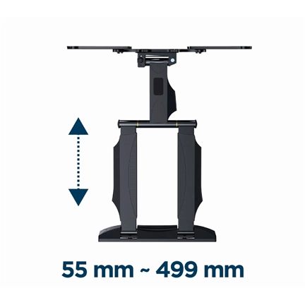 GEMBIRD Premium full-motion TV wall mount, 32"-55", 32 kg