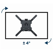 GEMBIRD Premium full-motion TV wall mount, 32"-55", 32 kg
