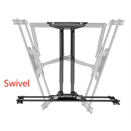 GEMBIRD Rotating full motion TV wall mount, 40" - 80"