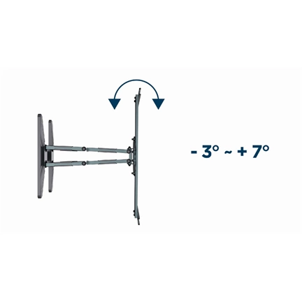 GEMBIRD Rotating full motion TV wall mount, 40" - 80"