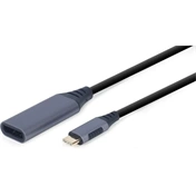 GEMBIRD USB Type-C to DisplayPort male adapter, space grey