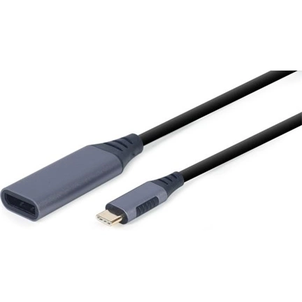 GEMBIRD USB Type-C to DisplayPort male adapter, space grey