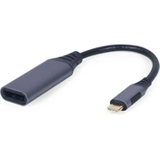 GEMBIRD USB Type-C to DisplayPort male adapter, space grey