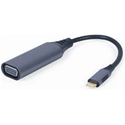 GEMBIRD USB Type-C to VGA display adapter, space grey