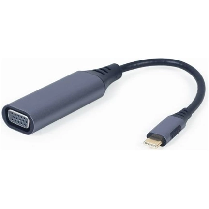 GEMBIRD USB Type-C to VGA display adapter, space grey