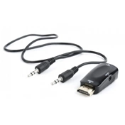 GEMBIRD VGA to HDMI + VGA 0.15m black