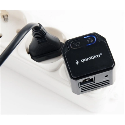 GEMBIRD Wi-Fi repeater, 300 Mbps, black