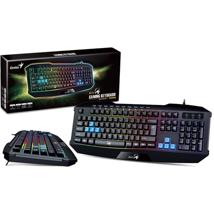 GENIUS Keyboard Scorpion K215 USB Fekete Magyar