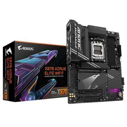 GIGABYTE Alaplap AM5 X870 AORUS ELITE WIFI7 AMD X870, ATX