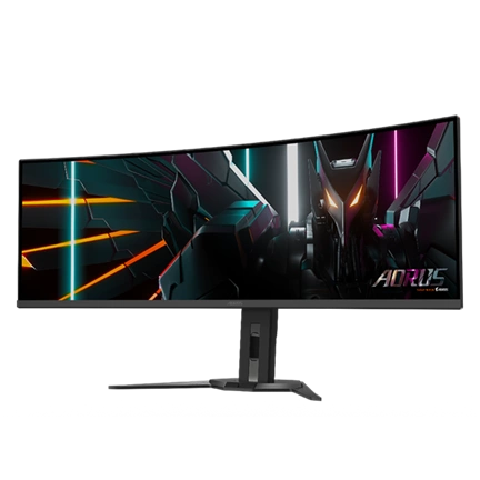 GIGABYTE Aorus CO49DQ, 124,5 cm Curved, 144Hz, FreeSync Premium Pro, OLED - DP, 2xHDMI