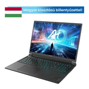GIGABYTE G6X 9KG 16" WUXGA (165Hz), Intel Core i7-13650HX (14C/4.9Ghz), 16GB, 1TB SSD, RTX 4060, Magyar billentyű GIGABYTE G6X 9KG 16" WUXGA (165Hz), Intel Core i7-13650HX (14C/4.9Ghz), 16GB, 1TB SSD, RTX 4060, Magyar billentyű