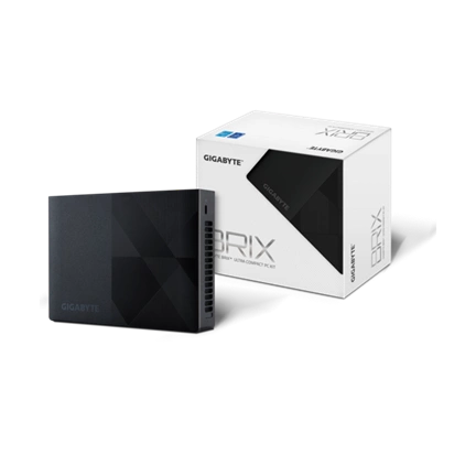 GIGABYTE PC BRIX, Intel N-series N100 3.4GHz, 2xHDMI, Displayport, LAN, WIFI, BT, 6xUSB