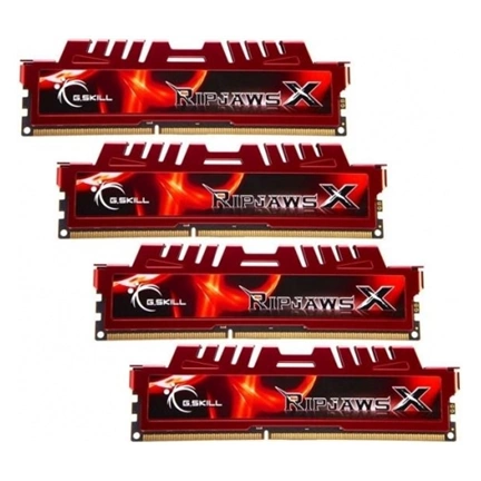 G.SKILL RipjawsX DDR3 1333MHz CL9 32GB Kit4 (4x8GB) Intel XMP Red