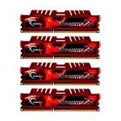 G.SKILL RipjawsX DDR3 1333MHz CL9 32GB Kit4 (4x8GB) Intel XMP Red