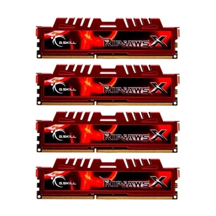 G.SKILL RipjawsX DDR3 1333MHz CL9 32GB Kit4 (4x8GB) Intel XMP Red