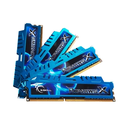 G.SKILL RipjawsX DDR3 1600MHz CL9 32GB Kit4 (4x8GB) Intel XMP Blue