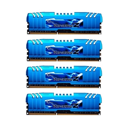 G.SKILL RipjawsZ DDR3 2400MHz CL11 32GB Kit4 (4x8GB) Intel XMP Blue