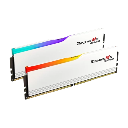 G.SKILL Ripjaws M5 Neo DDR5-6000Mhz CL36-36-36-96 1.35V 32GB Kit2 (2x16GB)AMD EXPO-White