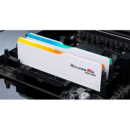 G.SKILL Ripjaws M5 Neo DDR5-6000Mhz CL36-36-36-96 1.35V 32GB Kit2 (2x16GB)AMD EXPO-White