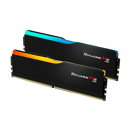 G.SKILL Ripjaws M5 RGB 96GB Kit2 (2x48GB) DDR5 6400 Mhz CL32-39-39-102 1.35V Black G.SKILL Ripjaws M5 RGB 96GB Kit2 (2x48GB) DDR5 6400 Mhz CL32-39-39-102 1.35V Black