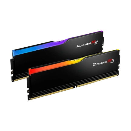 G.SKILL Ripjaws M5 RGB 96GB Kit2 (2x48GB) DDR5 6400 Mhz CL32-39-39-102 1.35V Black G.SKILL Ripjaws M5 RGB 96GB Kit2 (2x48GB) DDR5 6400 Mhz CL32-39-39-102 1.35V Black