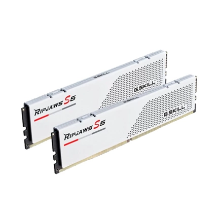 G.SKILL Ripjaws S5 DDR5 6000MHz CL30 64GB Kit2 (2x32GB) Intel XMP White